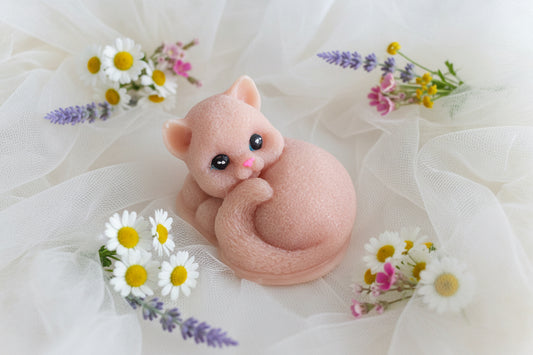 Cat Shaped Soap Favors – Birthday, Baby Shower & Cat Themed Party Gifts, Animals Party Favors