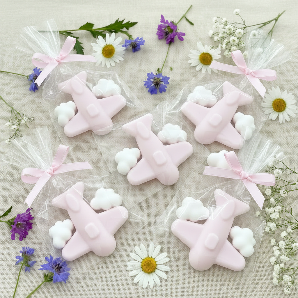 Airplane Soap Favors- Baby Shower| Adventure Awaits theme| Bon Voyage| Aviation Travel Theme Party| Gender Reveal