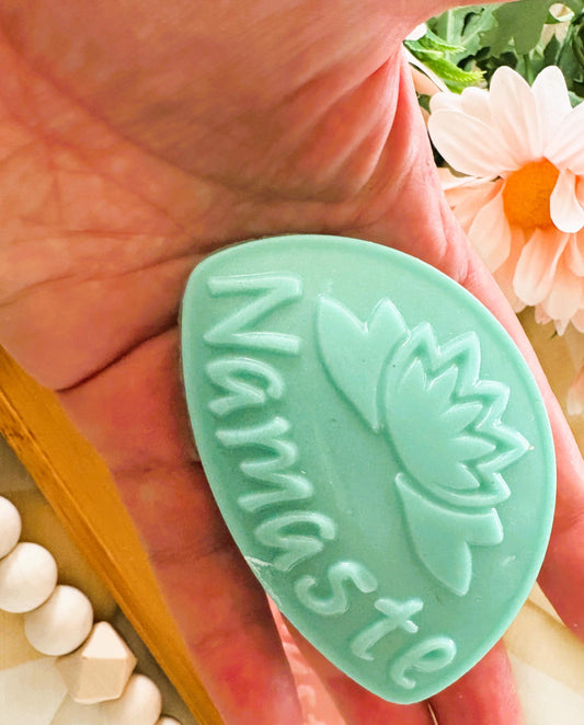 Handcrafted Namaste Soap, Yoga Meditation Om Scented Bar, Retreat Gift Bag Stuffer