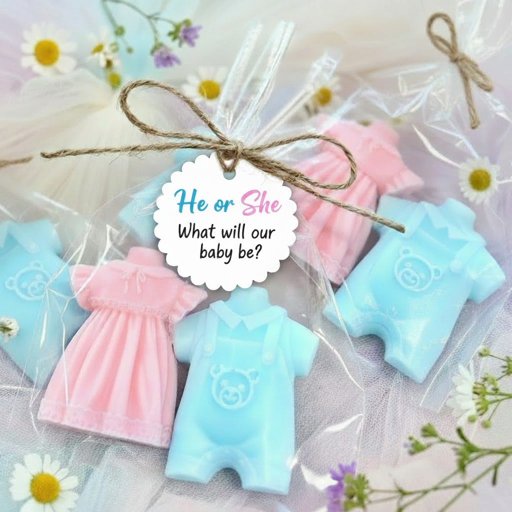Gender Reveal Soap Favors – Baby Shower|Guest Gift