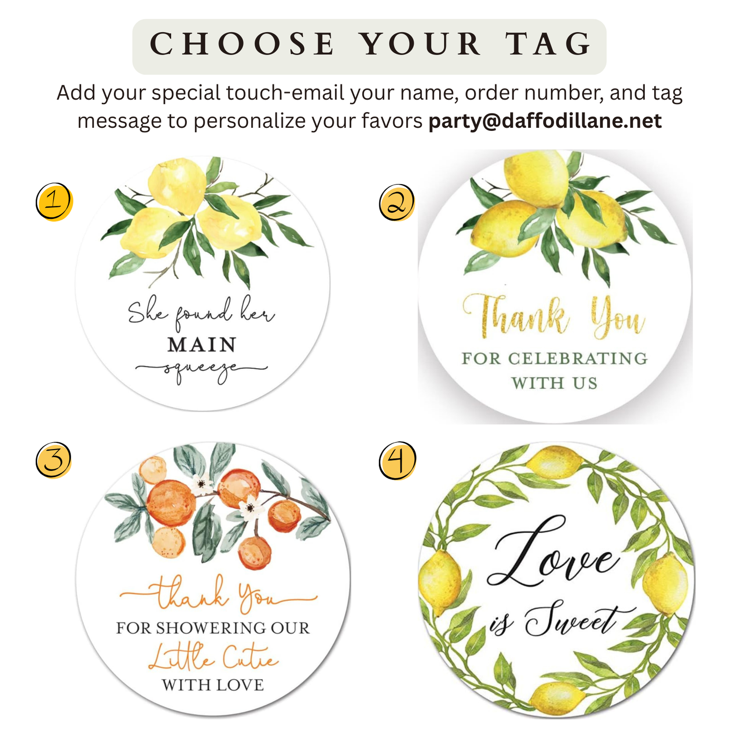 Lemon Citrus Soap Favors-She Found Her Main Squeeze | Lemon, Orange & Lime Party Gifts