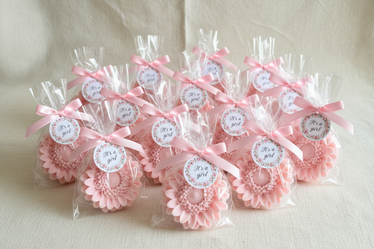 Gerbera Flower Soap Favors- Wedding| Bridal Shower| Baby Shower| Birthday| Anniversary| Vows Renewal| Welcome Guest Gifts| Event Favors