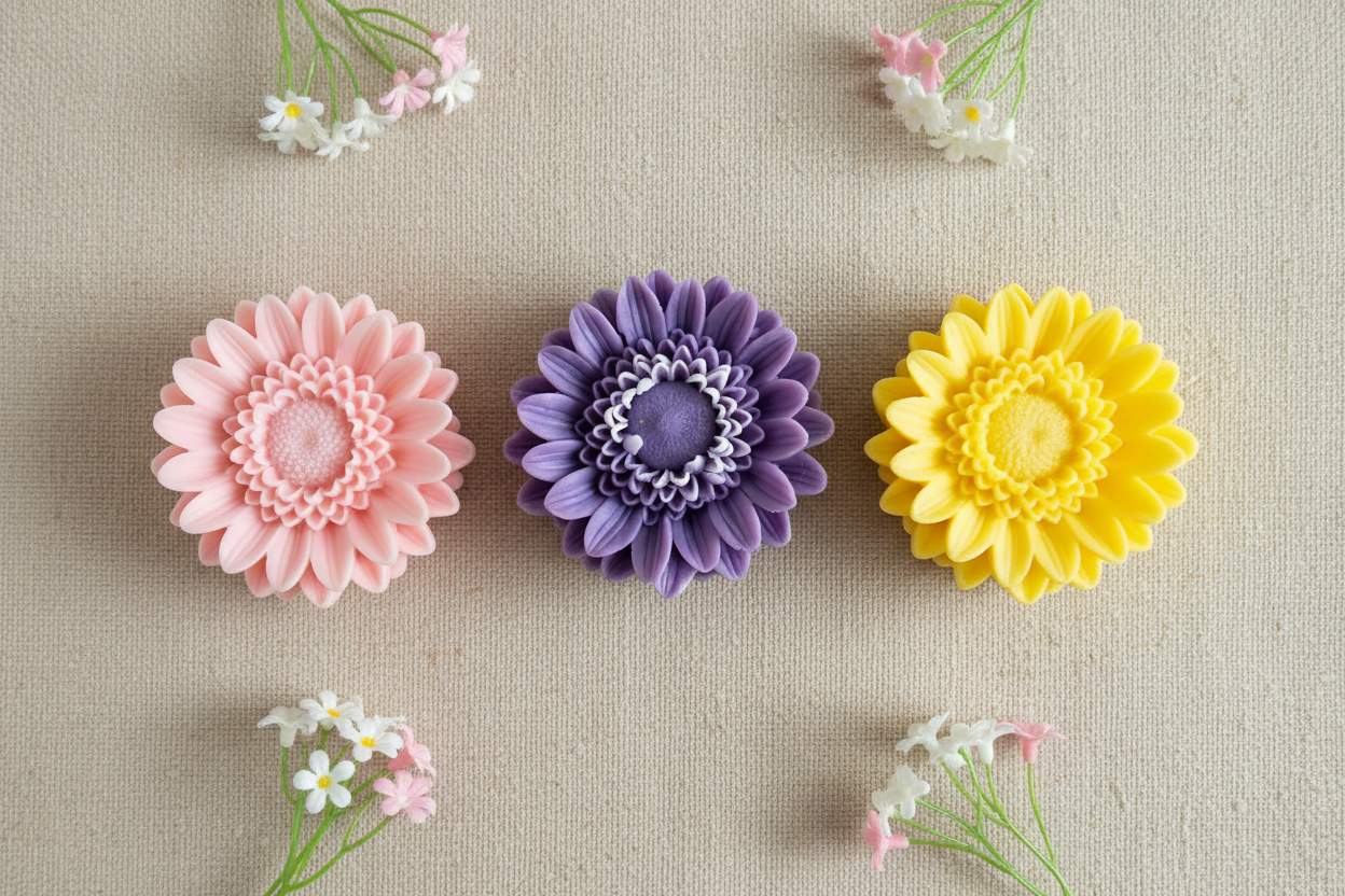 Gerbera Flower Soap Favors- Wedding| Bridal Shower| Baby Shower| Birthday| Anniversary| Vows Renewal| Welcome Guest Gifts| Event Favors