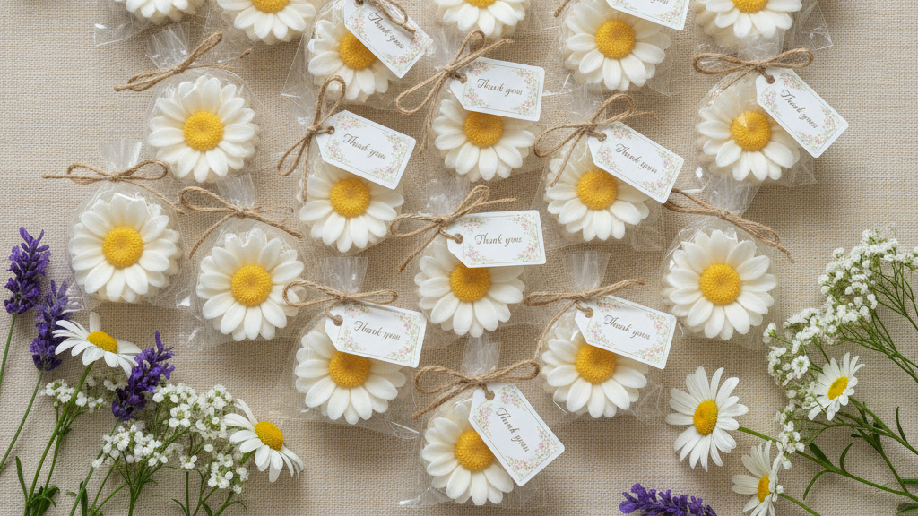 Daisy Soap Favors