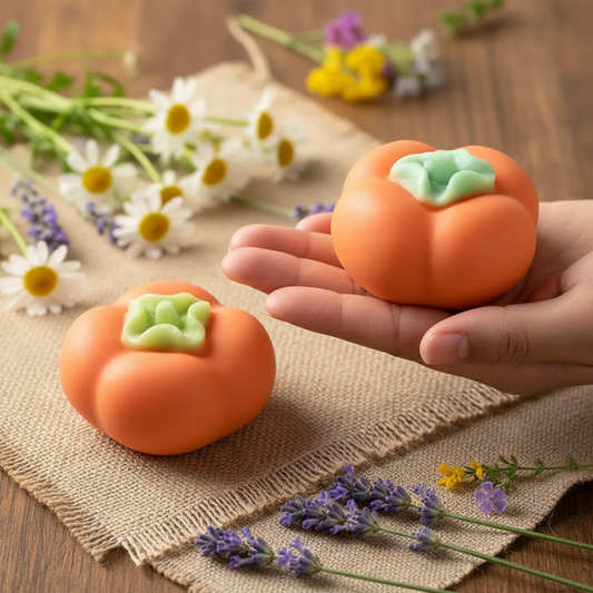 Persimmon Soap Favors 🍊