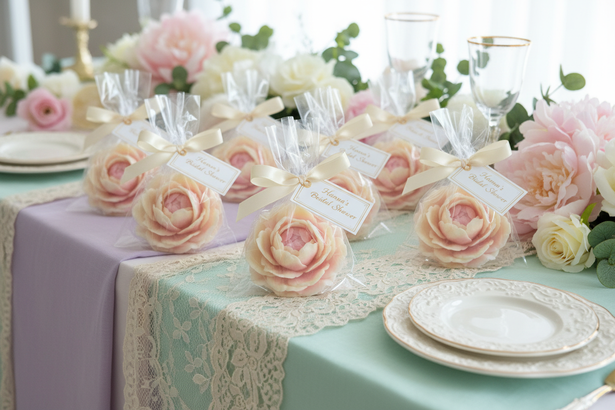 Tea Rose Soap Favors