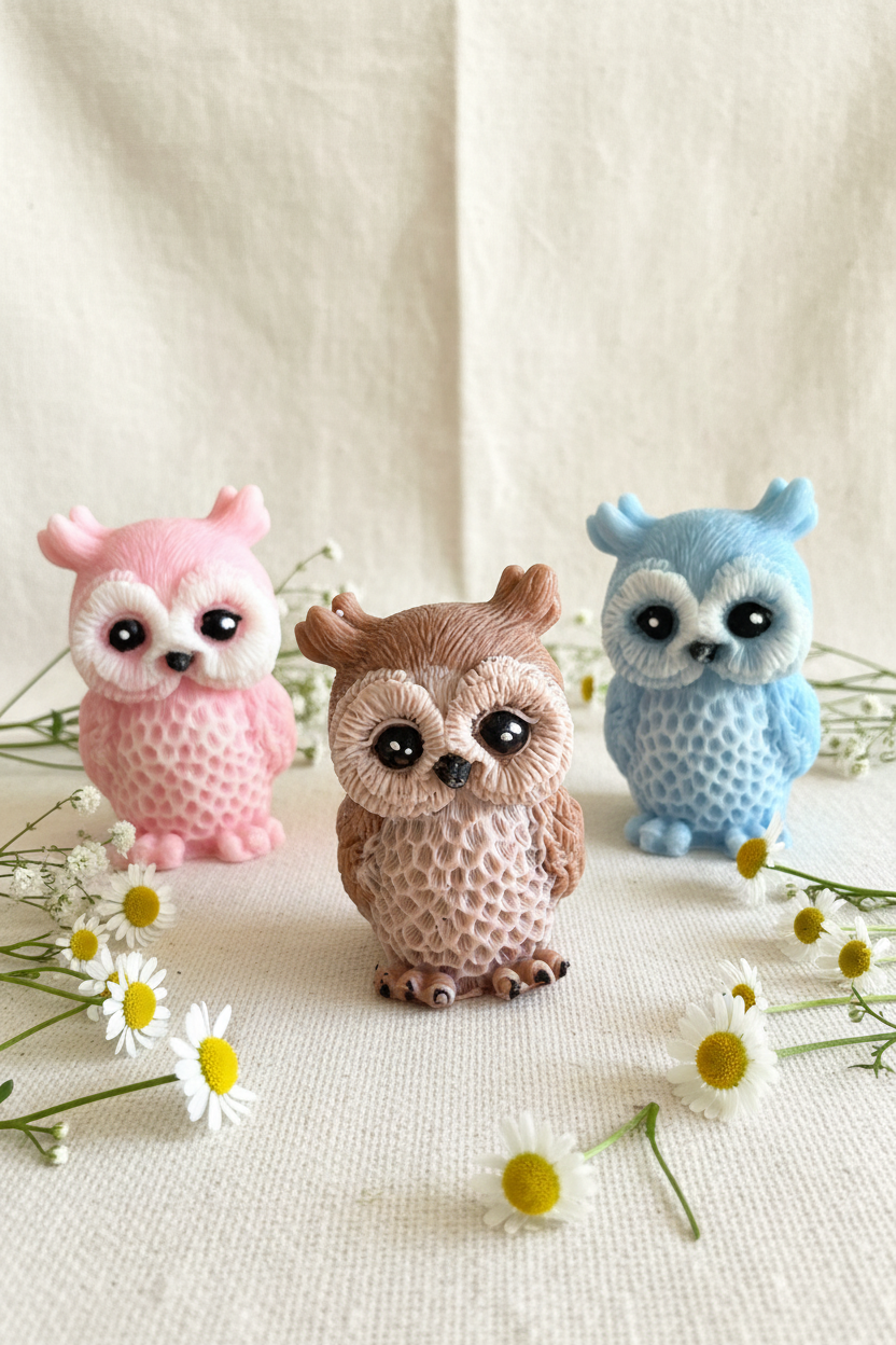 Owl Shaped Soap Favors – Baby Shower | Birthday Party | Woodland Theme | Guest Gifts