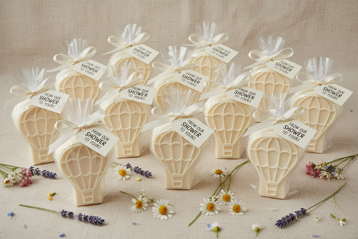 Hot Air Balloon Soap Favors- Baby Shower| Gender Reveal| Kids Birthday| Up Up and away| Daffodil Lane