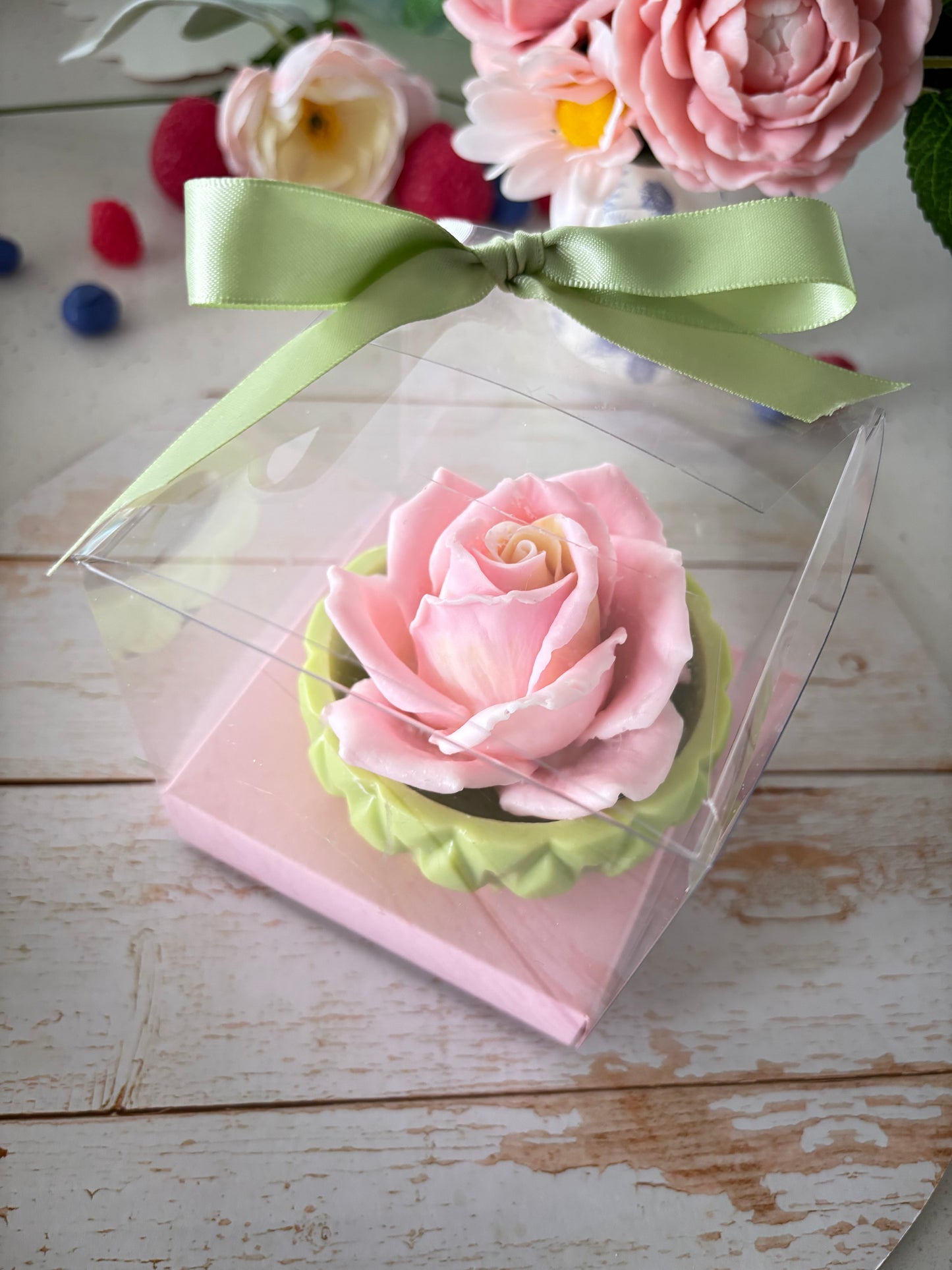 Classic Rose Soap Favors - Wedding | Bridal Shower | Birthday | Anniversary | party Favors
