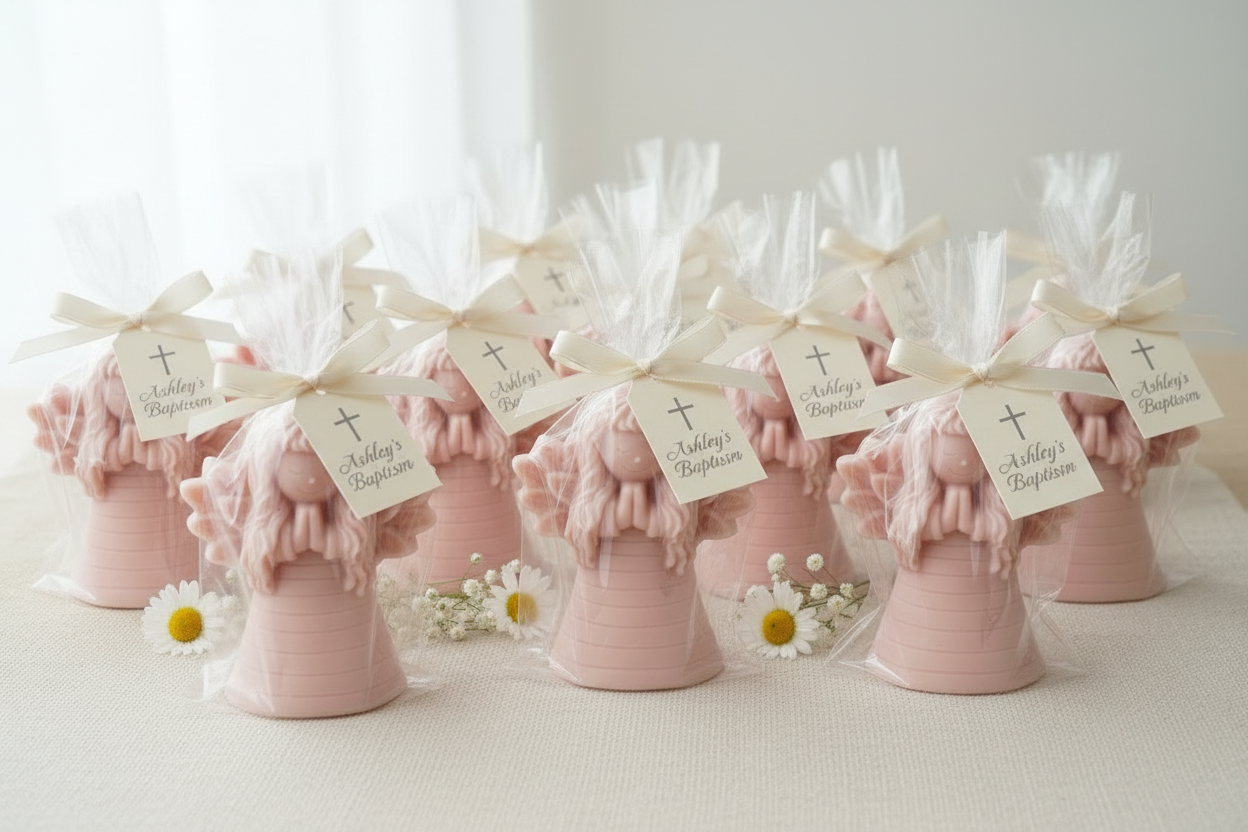 Angel Soap Favors- Baptism| Christening| 1st Holy Communion| Christmas| Religious Celebration
