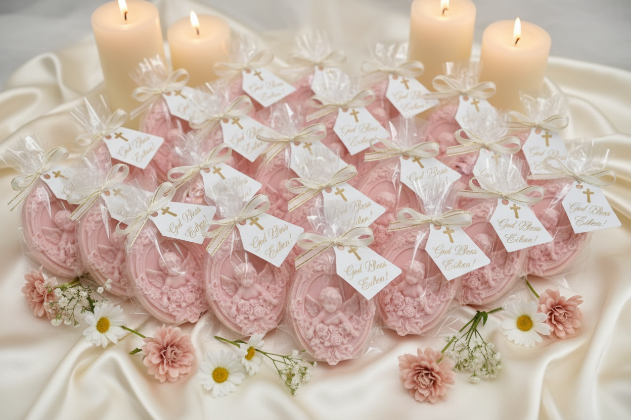 Angel Baptism Soap Favors- Faith| Religious Celebrations| Christmas| Gender reveal|