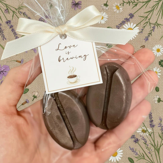 Coffee Bean Soap Favors ☕- Baby Shower | Wedding | Bridal Shower | Love is Brewing | Baby is Brewing