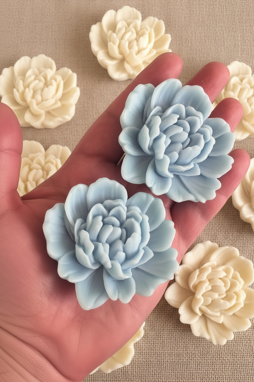 Peony Carnation Soap Favors 🌸