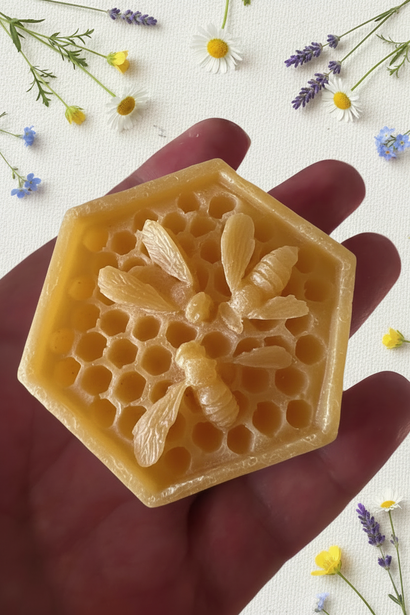 Honeycomb Bee Soap Favors — Wedding, Bridal Shower & Baby Shower Gifts