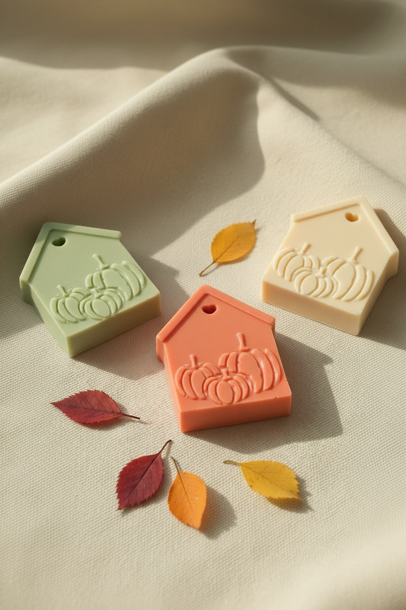 Fall Pumpkin House Soap Favors — Realtor Open House, Housewarming, Fall Wedding & Autumn Party Gifts