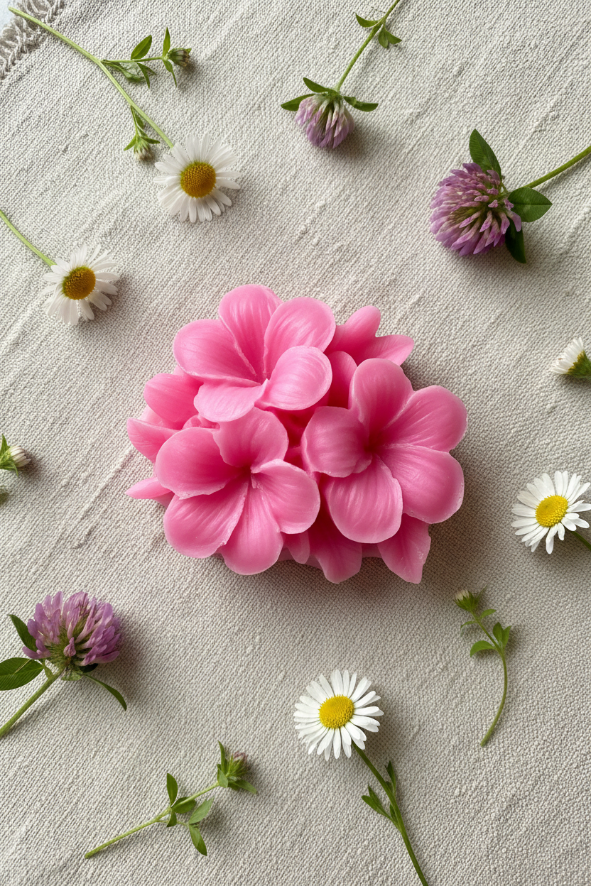 Plumeria Flower Soap Favors — Tropical Wedding, Luau Party, Baby Shower & Bridal Shower Gifts