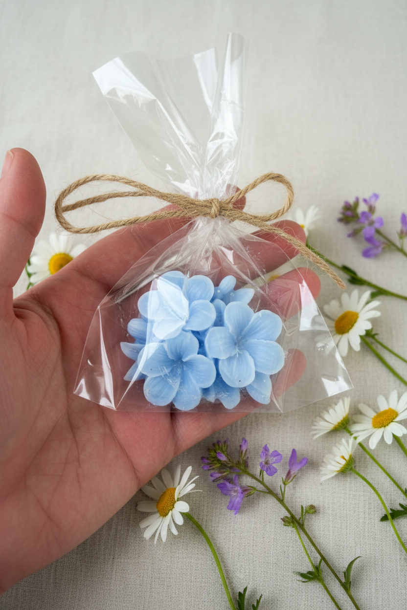 Plumeria Flower Soap Favors — Tropical Wedding, Luau Party, Baby Shower & Bridal Shower Gifts