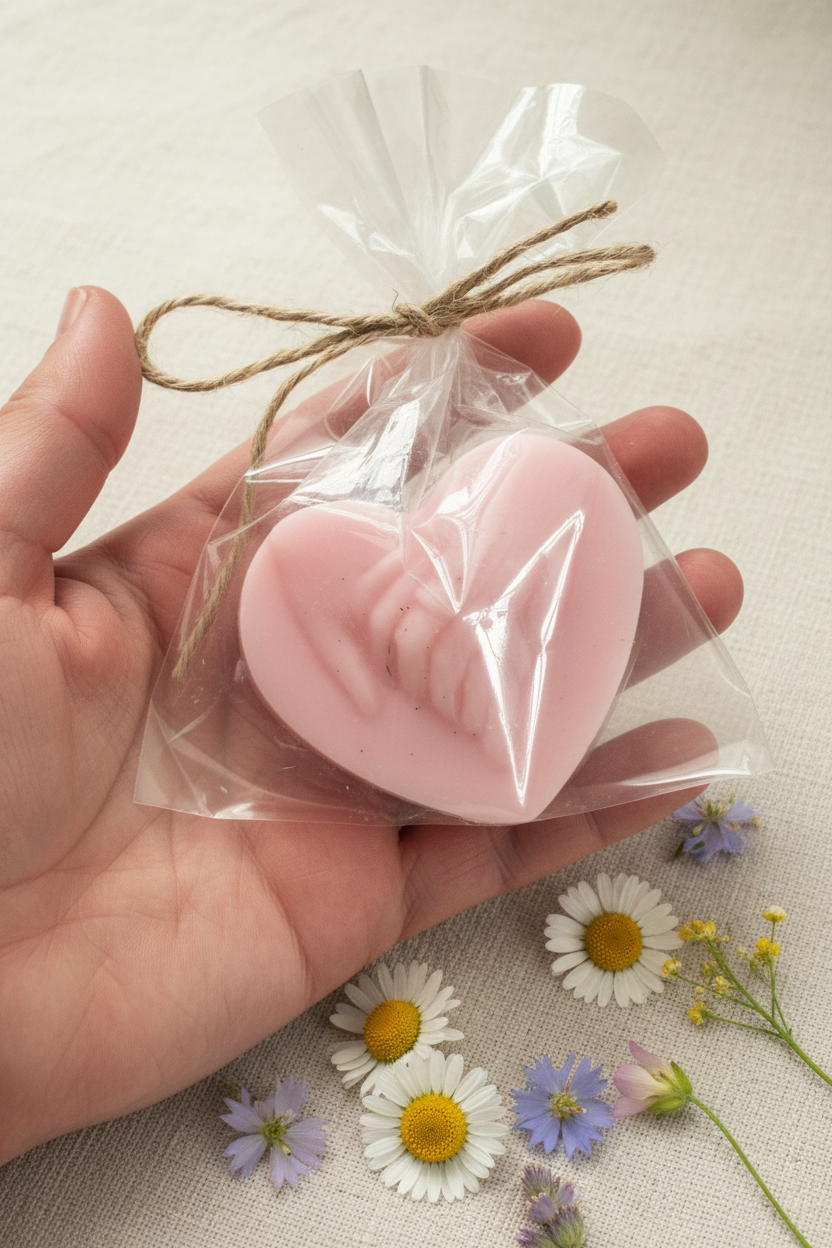 Holding Hands Elegant Wedding Soap Favors — Bridal Shower, Engagement, Bridesmaid & Bachelorette Party Gifts