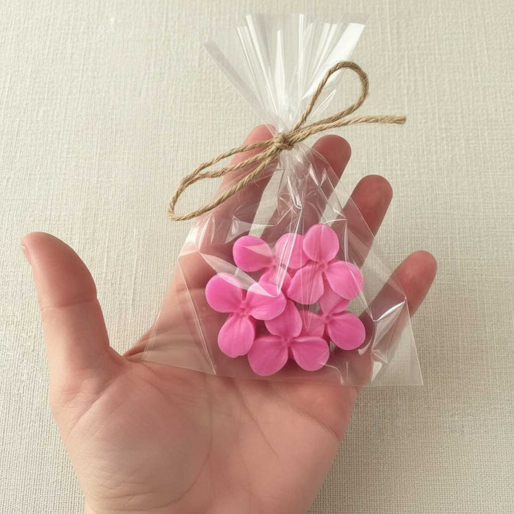 Hydrangea Flower Soap Favors — Wedding, Bridal Shower & Baby Shower Gifts
