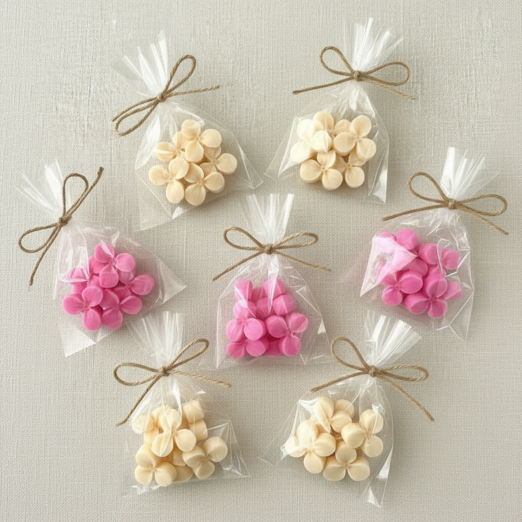 Hydrangea Flower Soap Favors — Wedding, Bridal Shower & Baby Shower Gifts