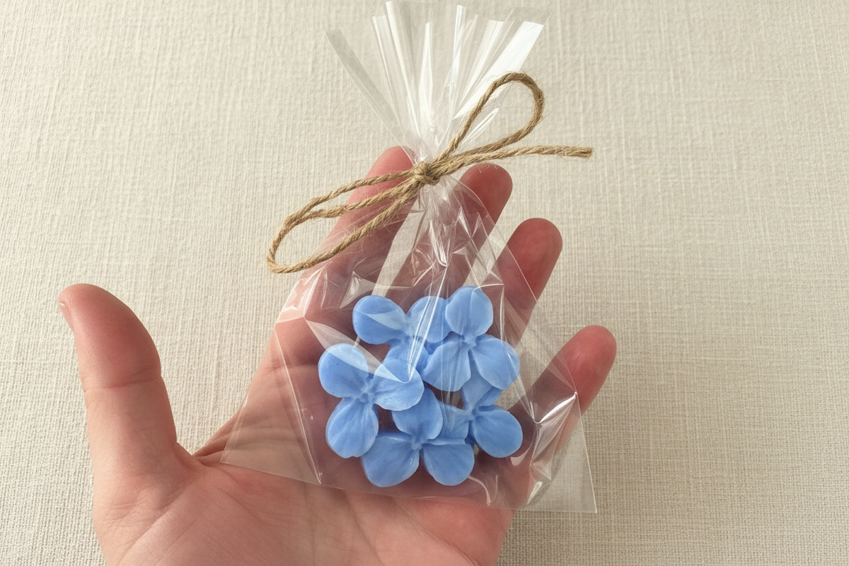 Hydrangea Flower Soap Favors — Wedding, Bridal Shower & Baby Shower Gifts