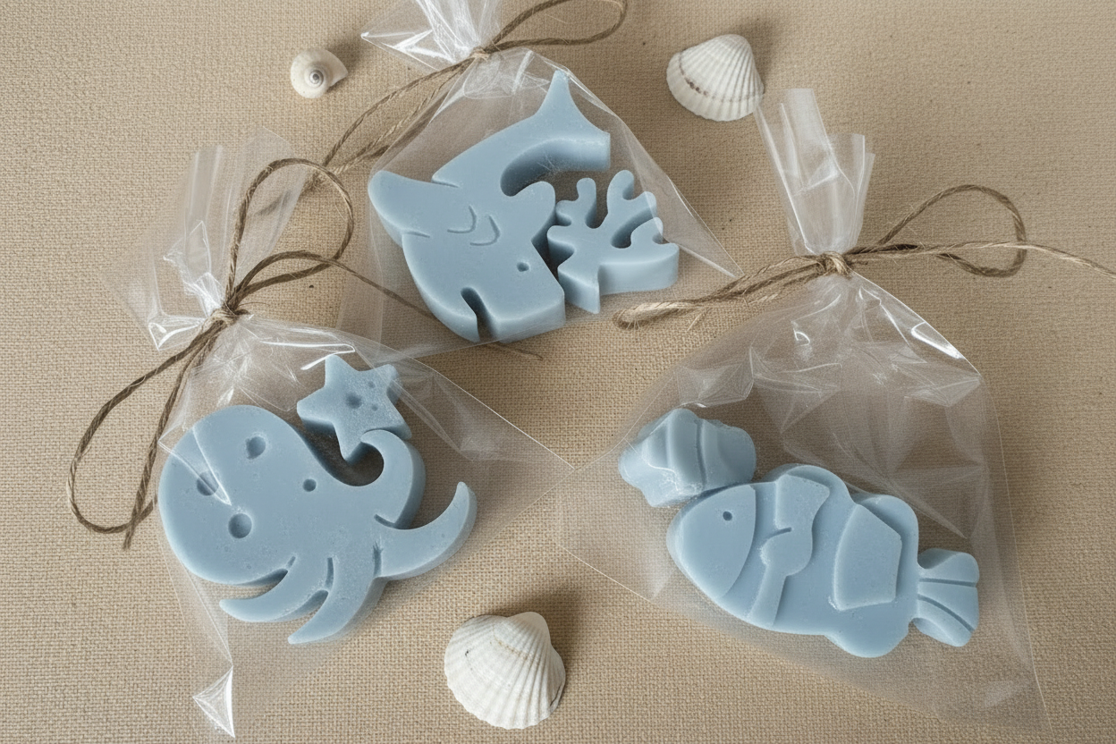 Sea Creatures Soap Favor Set 🐠🦀🐙