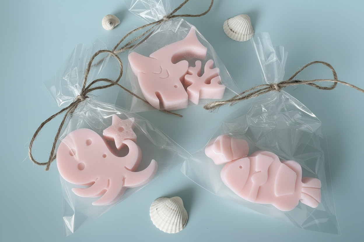 Sea Creatures Soap Favor Set 🐠🦀🐙
