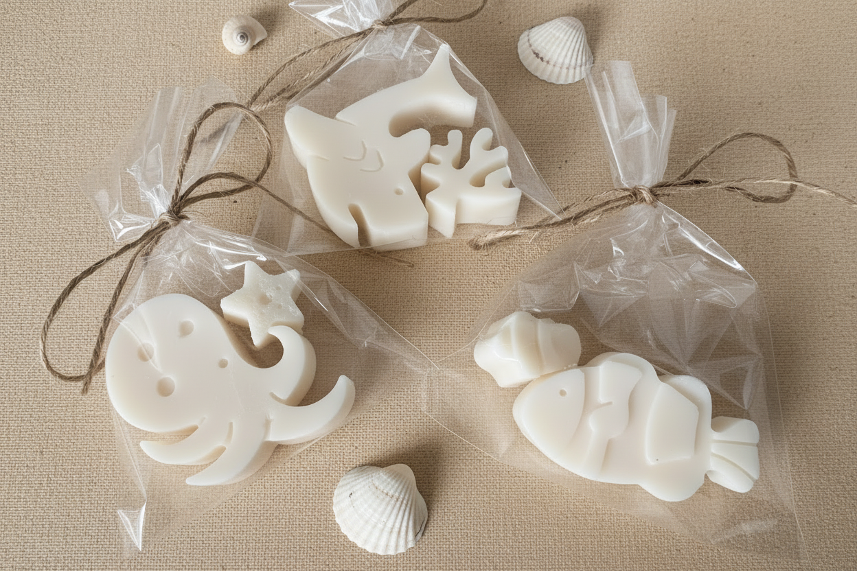 Sea Creatures Soap Favor Set 🐠🦀🐙