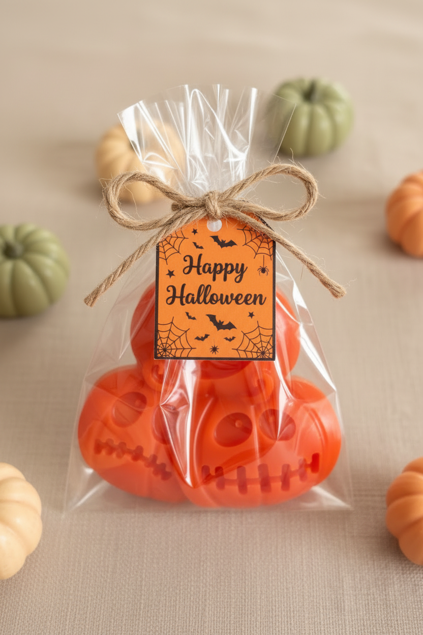 Halloween Pumpkin Soap Favors