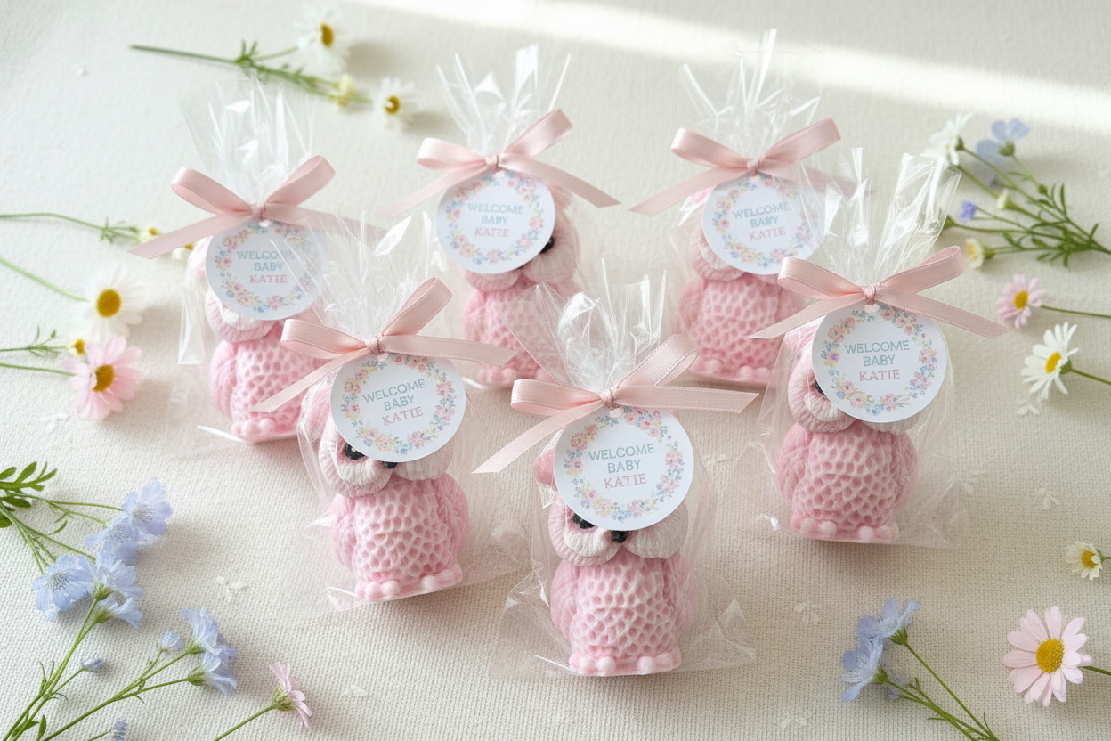 Owl Shaped Soap Favors – Baby Shower | Birthday Party | Woodland Theme | Guest Gifts