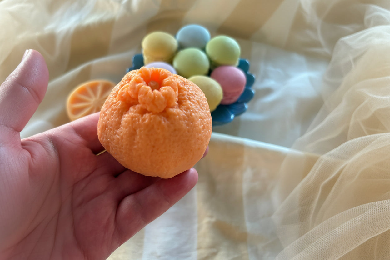 Handcrafted Orange Clementine Soap Favors | Squeeze the Day | Citrus Party & Wedding Guest Gifts