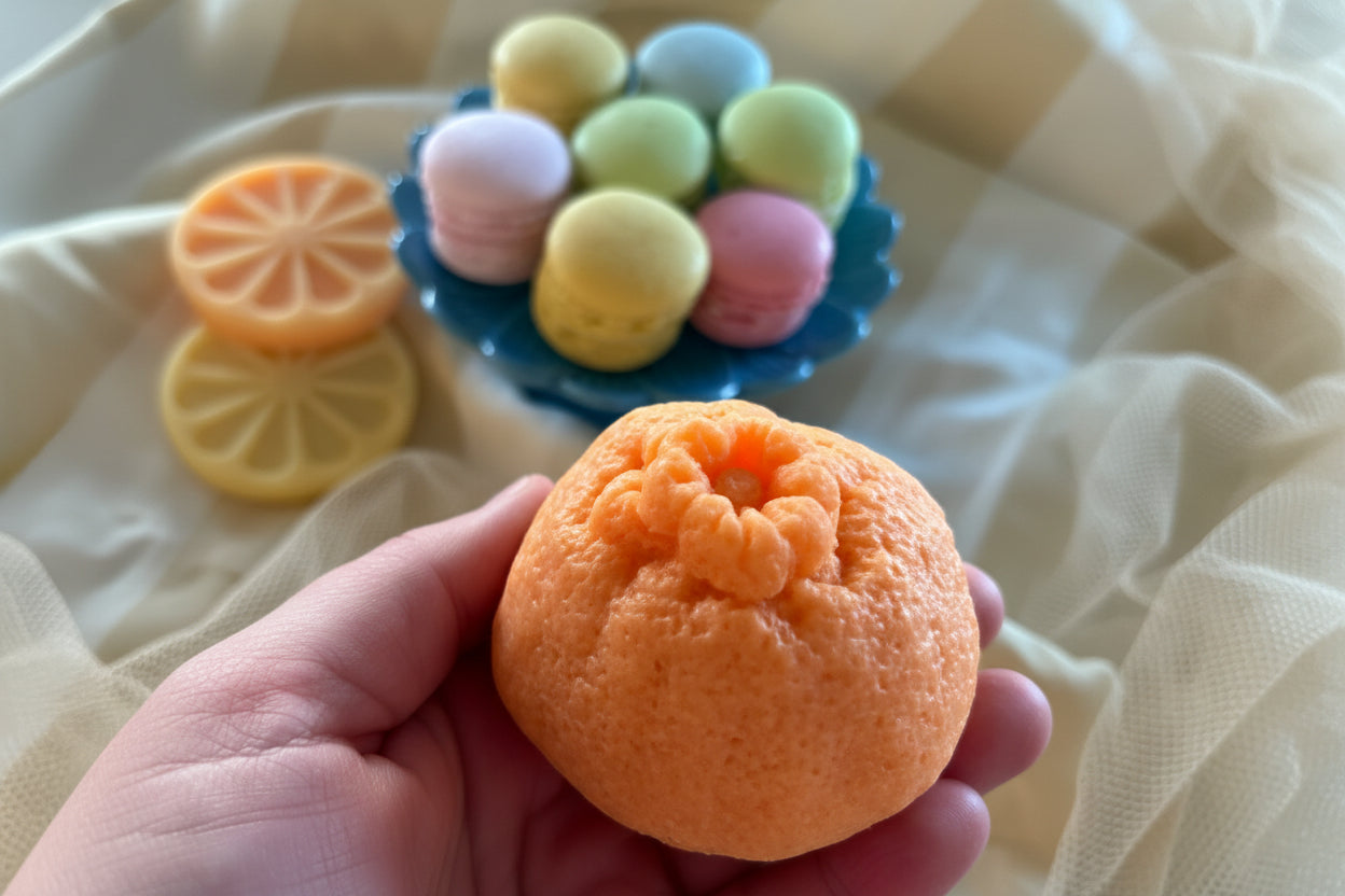 Handcrafted Orange Clementine Soap Favors | Squeeze the Day | Citrus Party & Wedding Guest Gifts