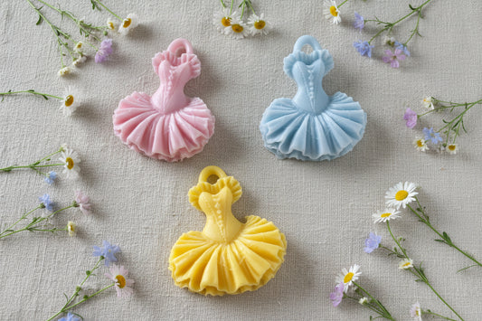 Handcrafted Ballerina Dress Soap Favors | Dance Into Their Hearts | Birthday & Baby Shower Party Gifts