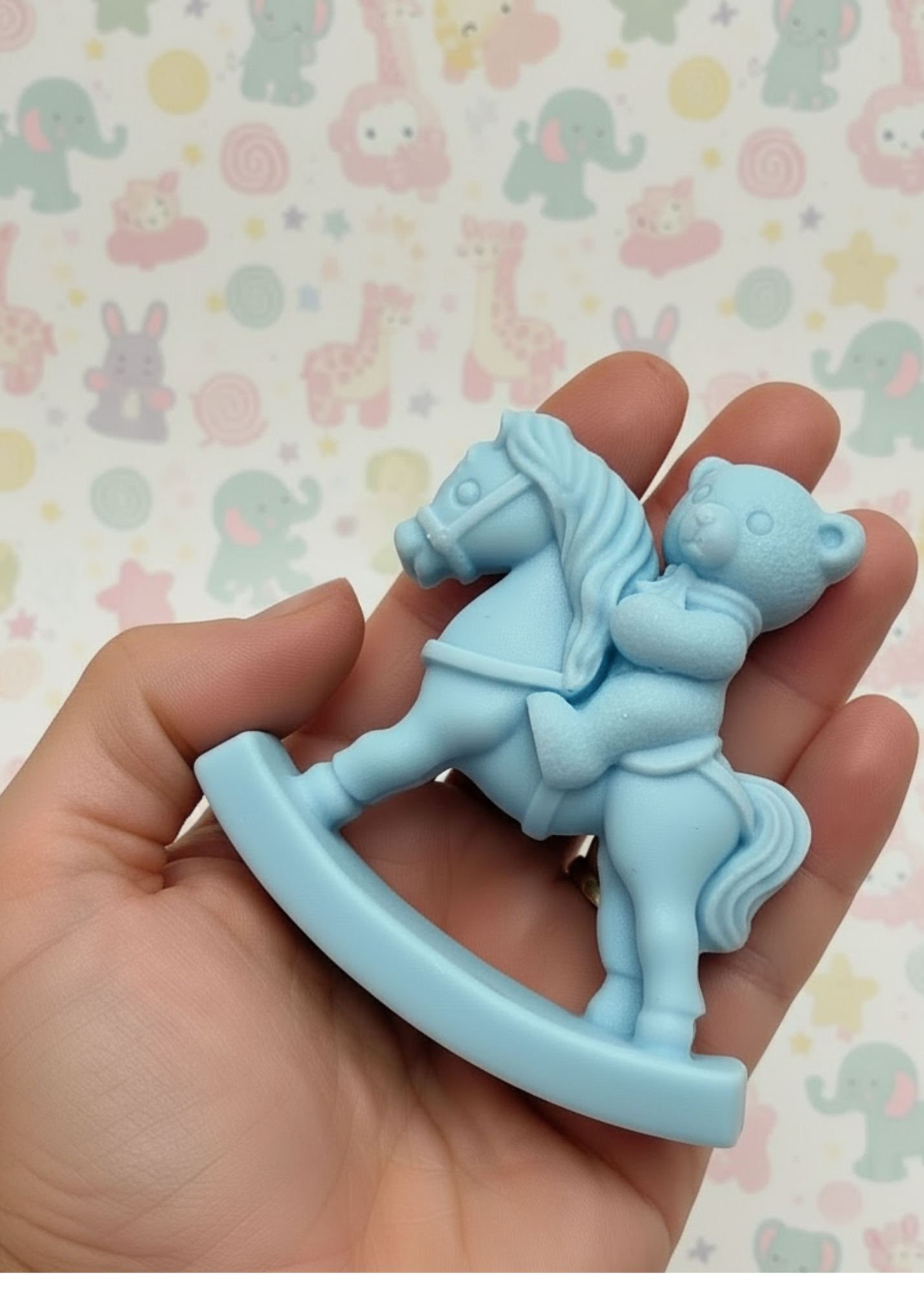 Rocking Horse Teddy Bear Soap Favors 🐻🎁