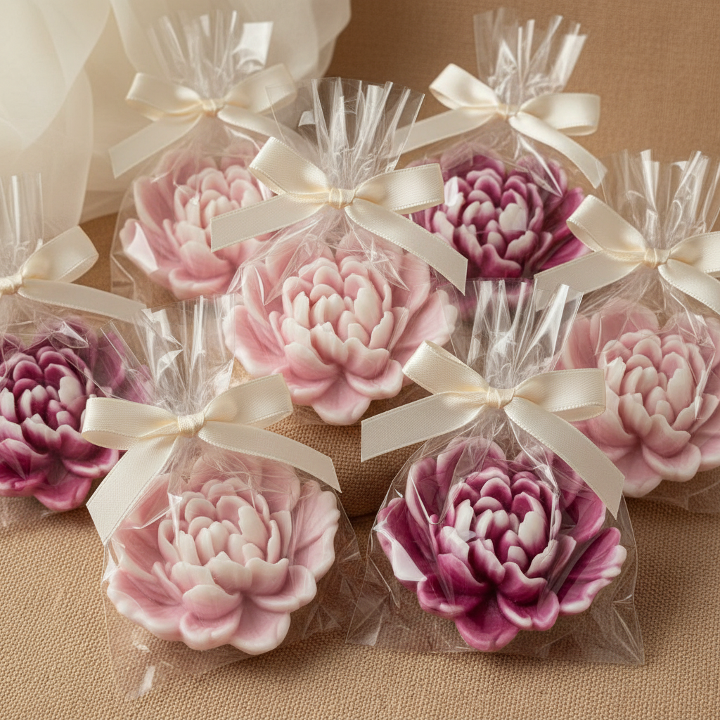 Peony Carnation Soap Favors 🌸