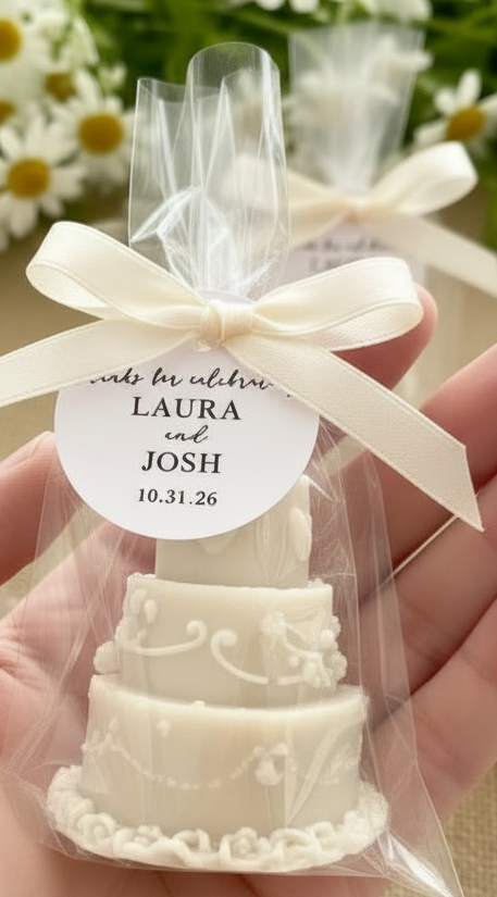 Wedding Cake Soap Favors 🎂