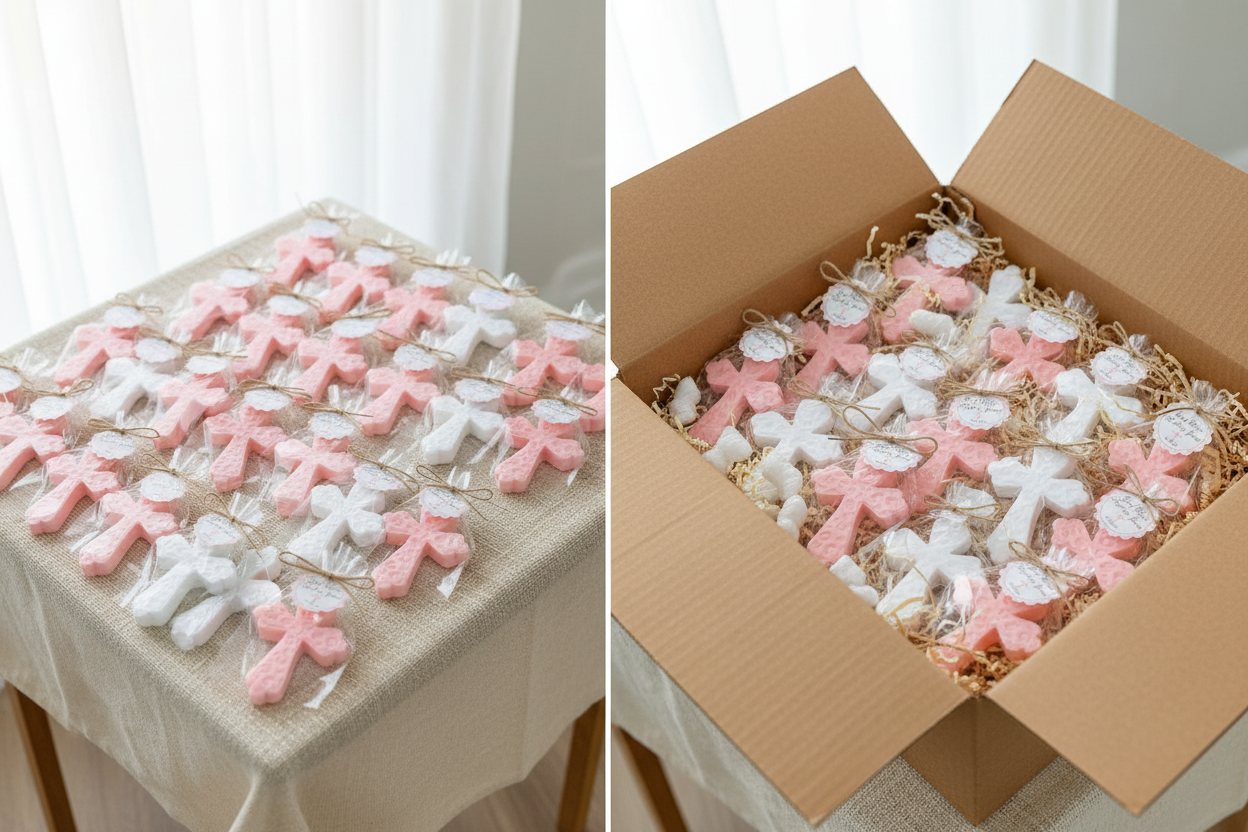 Holy Cross Soap Favors- Baptism| Christening| 1st Holy Communion| Confirmation| Faith| Religious Celebrations