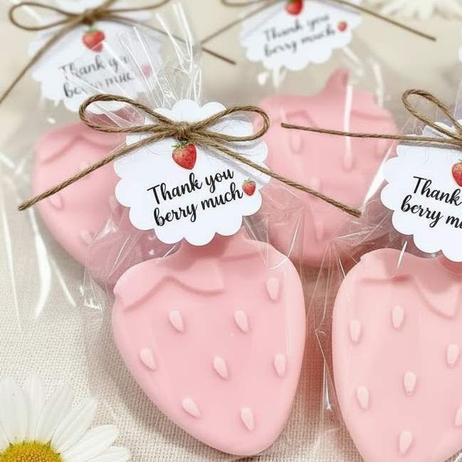 Strawberry Soap Favors 🍓