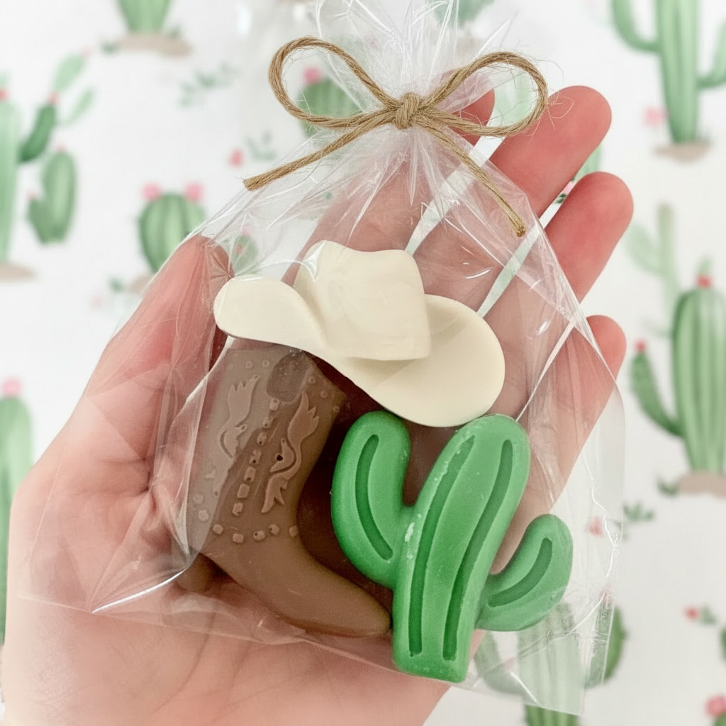 Western Cowboy Soap Favors — Baby Showers, First Rodeo Birthday, Country Weddings, Bachelorette Parties🤠