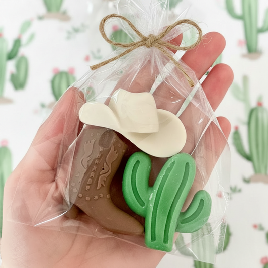 Western Cowboy Soap Favors — Baby Showers, First Rodeo Birthday, Country Weddings, Bachelorette Parties🤠