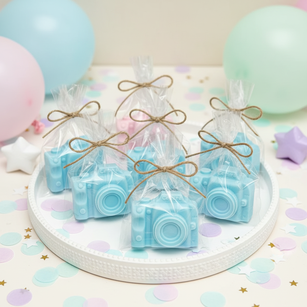 Camera Shaped Soap Favors 📷