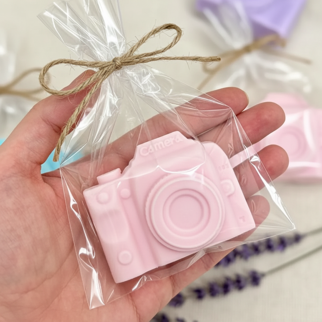 Camera Shaped Soap Favors 📷