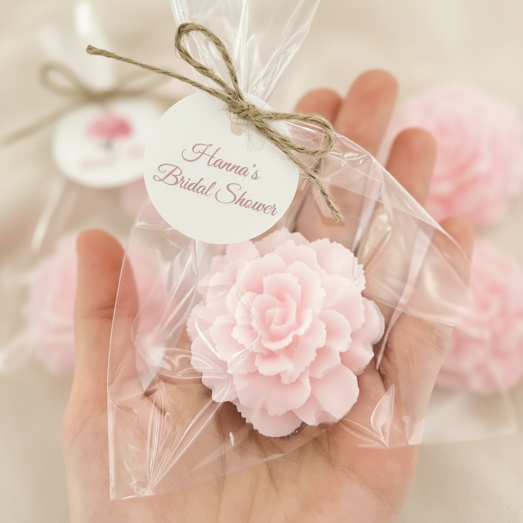 Carnation Flower Soap Favors 🌸