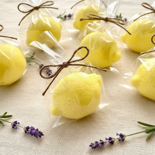 Large Lemon Soap Favors 🍋 - Wedding and Bridal, Baby Shower, Summer Party