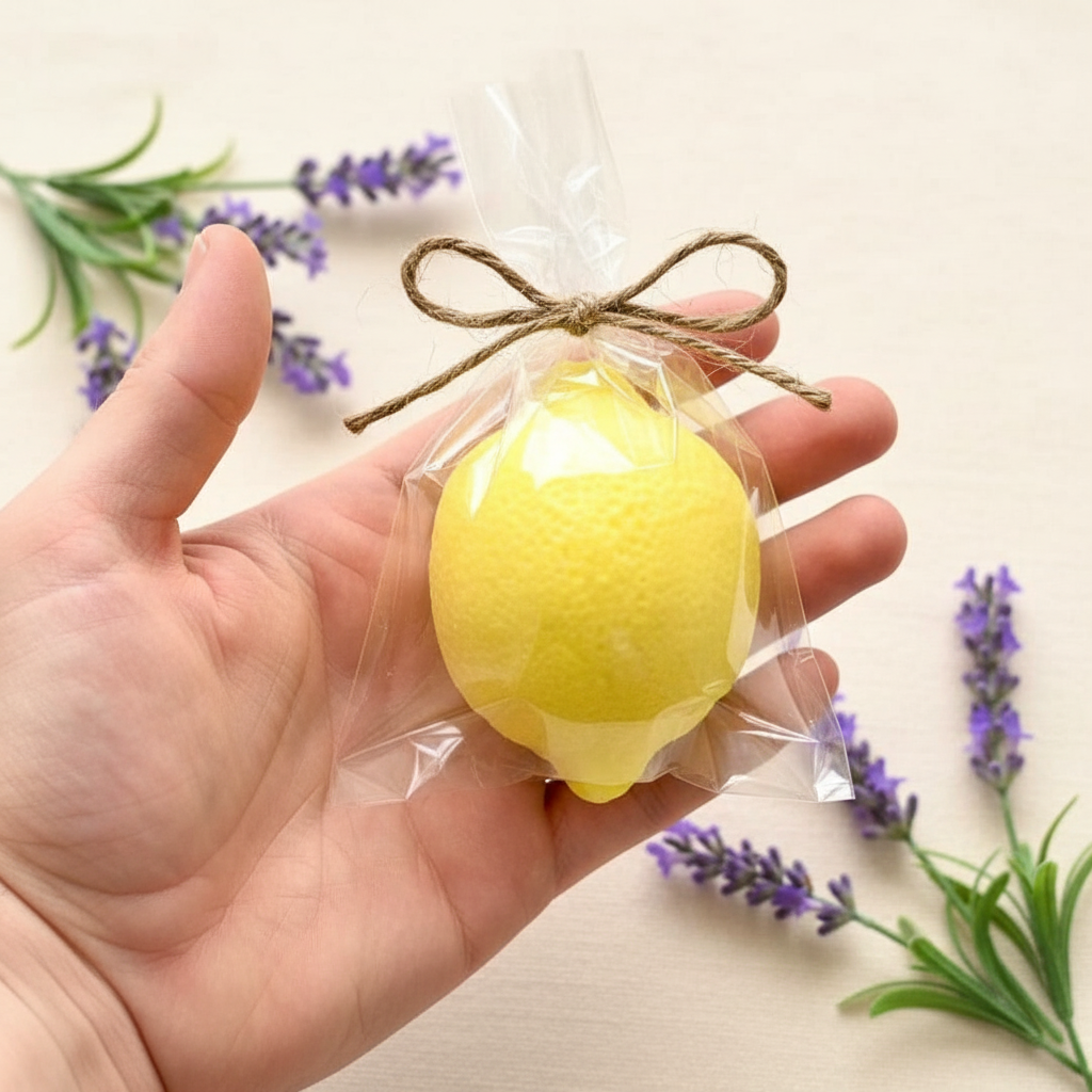 Large Lemon Soap Favors 🍋 - Wedding and Bridal, Baby Shower, Summer Party