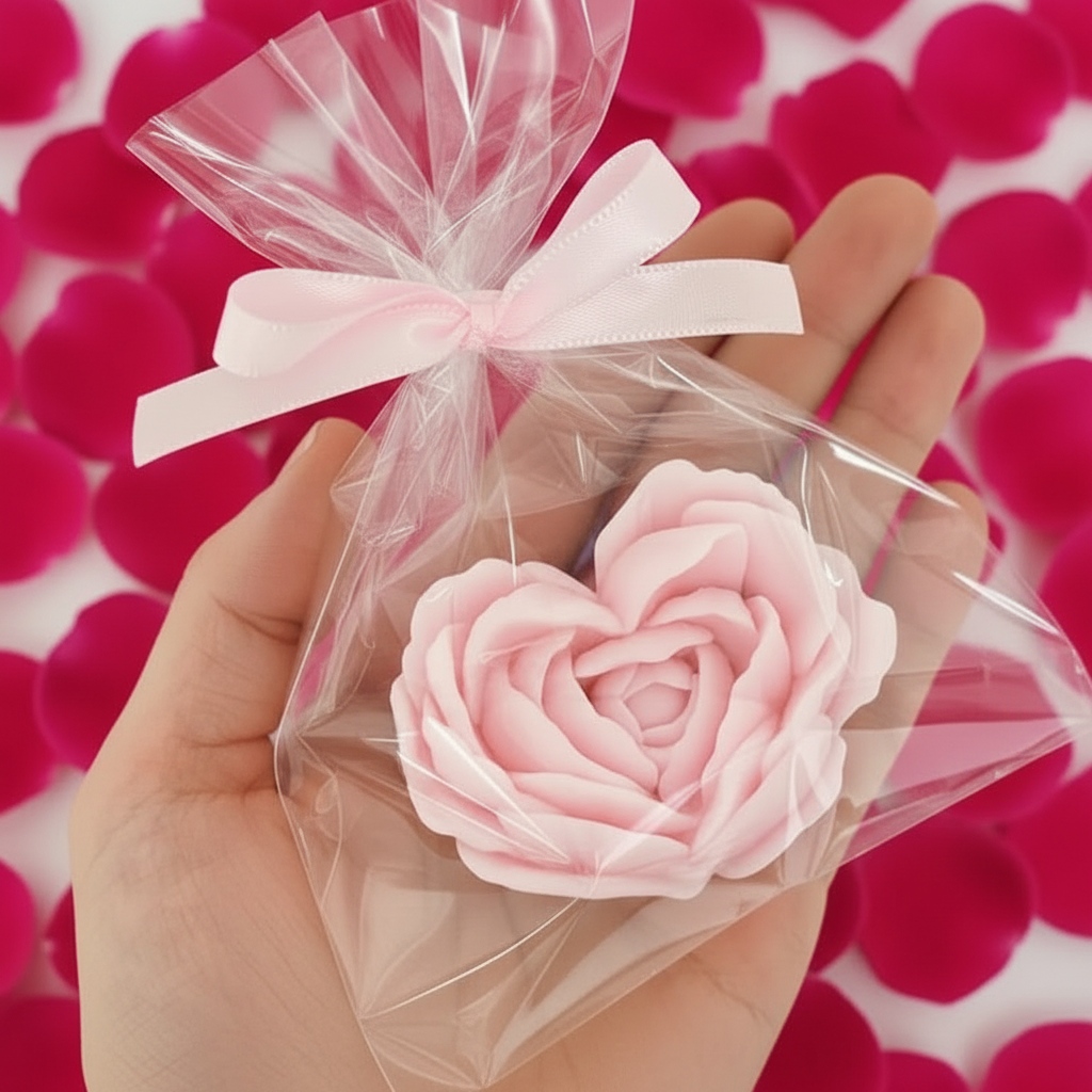 Rose Heart Soap Favors 🌹