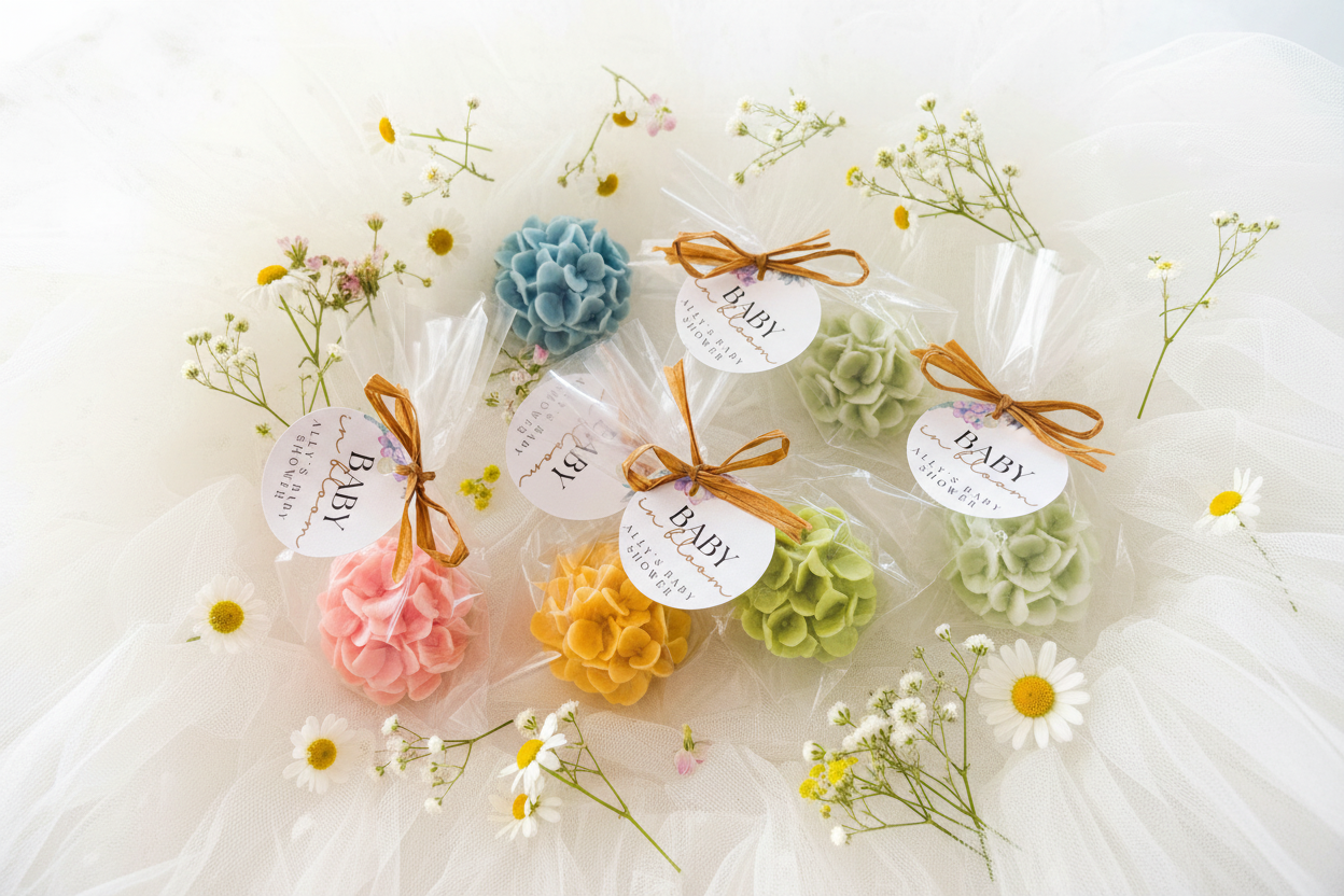 Hydrangea Soap Favors – Bridal Shower|Baby Shower|Wedding|Birthday|Bathroom Decoration