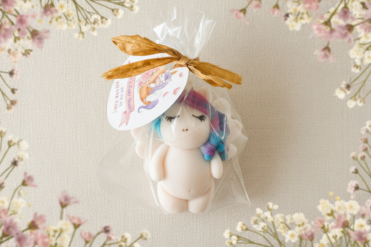 Unicorn Angel Soap Party Gifts - Birthday Favors|Unicorn| Rainbow| Pink| Purple| Baby Shower| Guest Welcome|Thank You Gift| Bridal Shower