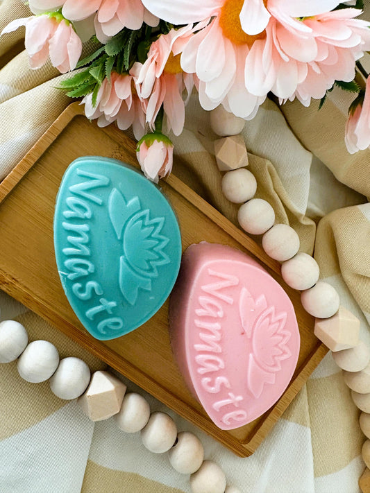 Handcrafted Namaste Soap, Yoga Meditation Om Scented Bar, Retreat Gift Bag Stuffer