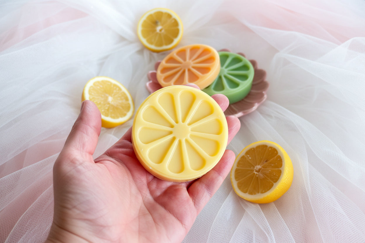 Lemon Citrus Soap Favors-She Found Her Main Squeeze | Lemon, Orange & Lime Party Gifts